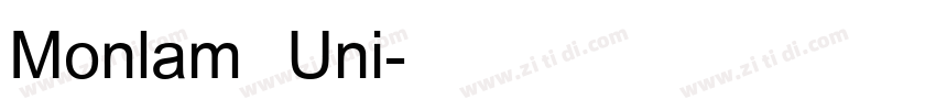 Monlam Uni字体转换